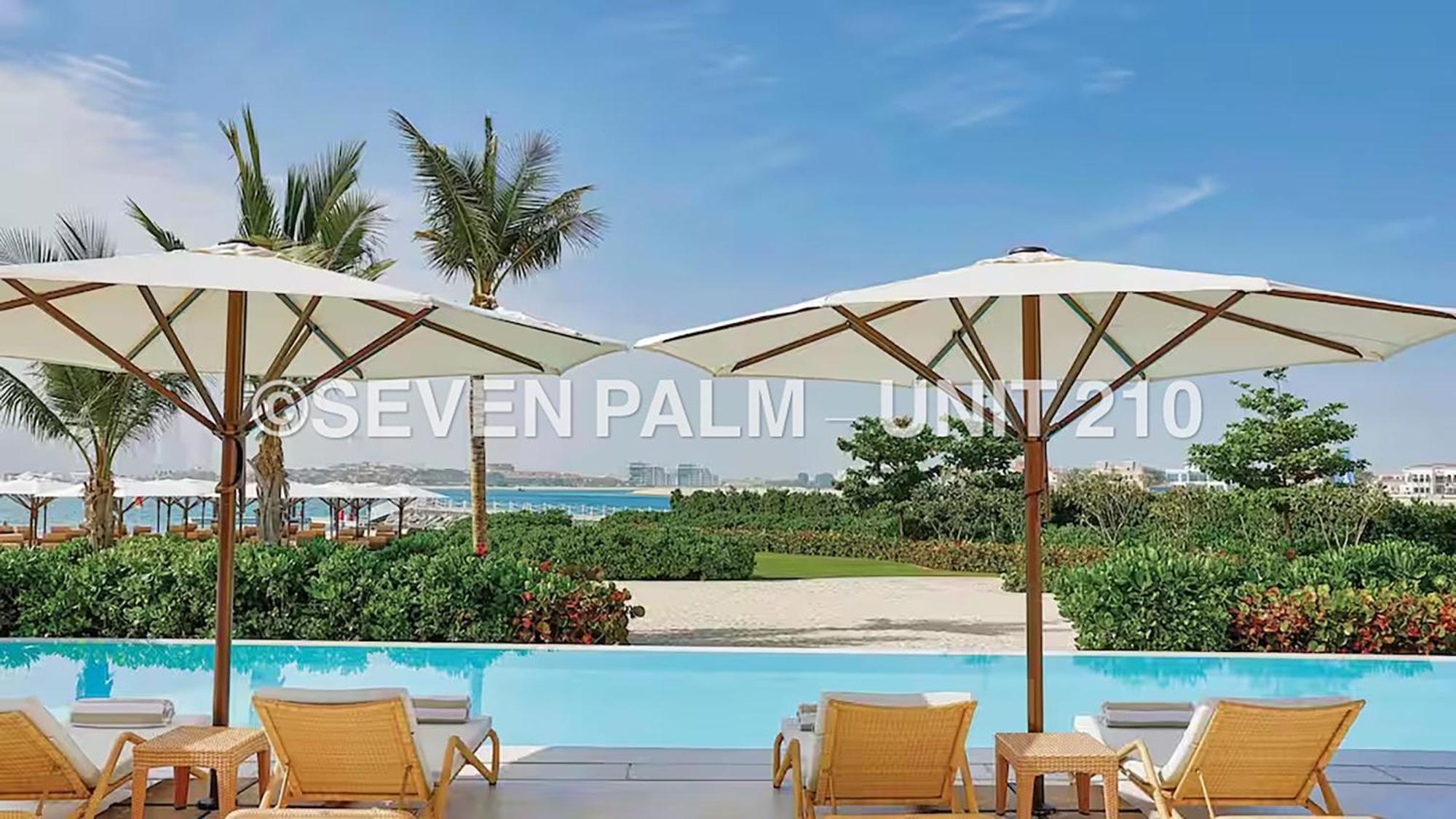 Luxus-Studio Mit Private Beach In Top-Lage, Meerblick & Infinity Pool! ดูไบ ภายนอก รูปภาพ